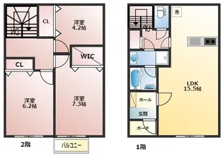 サザンハイツ加世田02の間取り