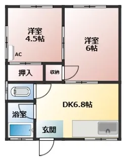 メゾンミライⅤ【2階】の間取り