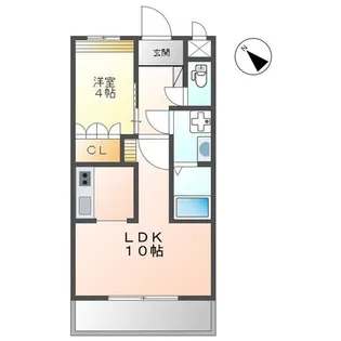 鹿児島県姶良市宮島町【アパート】の間取り