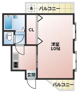 瀬戸山マンション【301号室】の間取り