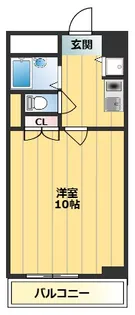 ハッピー住吉【303号室】の間取り