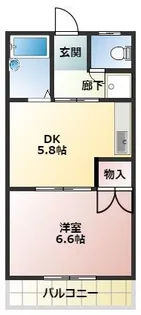 ル・シエルブルー【2階】の間取り