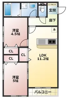Fortuna07【1階】の間取り