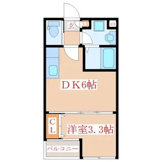 Fortuna07【106号室】の間取り