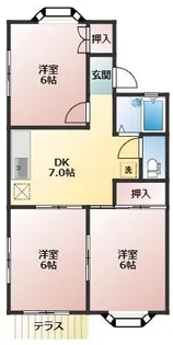 フラッツコム【2階】の間取り