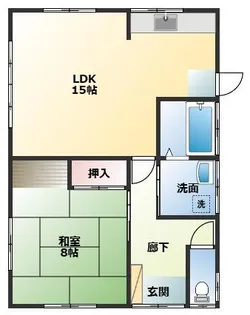鹿児島県薩摩川内市樋脇町市比野【一戸建】の間取り