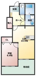 プリメーラ【1階】の間取り