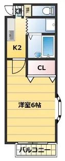 このみやビル【203号室】の間取り