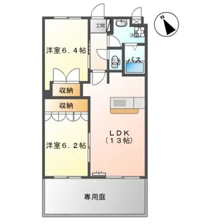 グリーンヒルズ慶【1階】の間取り