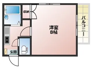 サンハイツみずほ【4階】の間取り