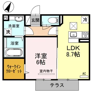 ソフィアこまち【1階】の間取り