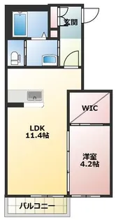 K-ブルーノⅢ【2階】の間取り