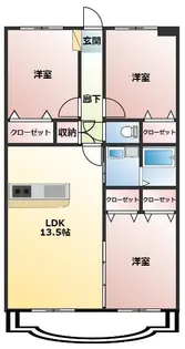 ロイヤル・レジデンス【2階】の間取り