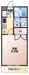 鹿児島県鹿児島市田上5丁目【マンション】の間取り