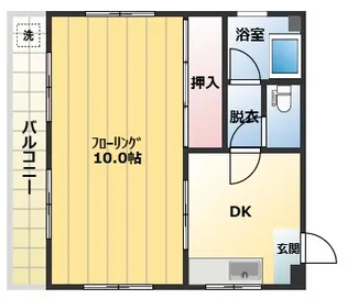 瀬戸山マンション【302号室】の間取り