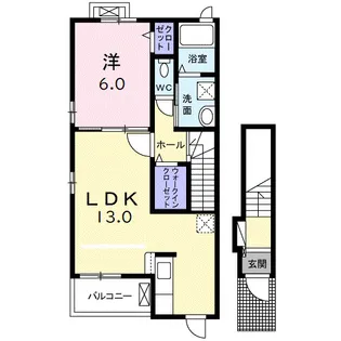 サクラーレ【2階】の間取り