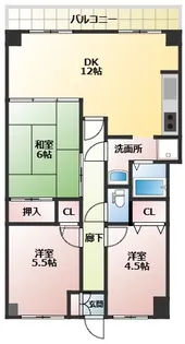 鹿児島県鹿児島市高麗町【マンション】の間取り