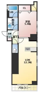 さくらヒルズ樋之口参番館【5階】の間取り