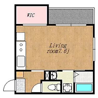 鹿児島県鹿児島市下荒田1丁目【マンション】の間取り