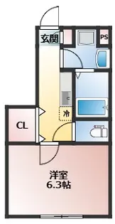 プルメリア【2階】の間取り