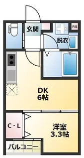 プルメリア【1階】の間取り