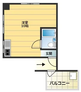 松崎ビル【2階】の間取り