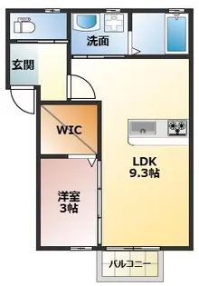 Luce時吉【1階】の間取り