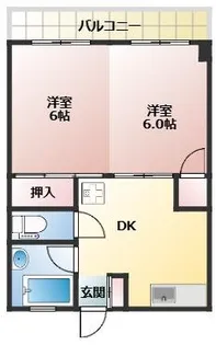 西向田町 リフォーム済【2階】の間取り