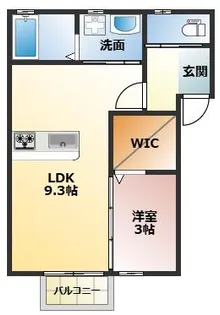 ラボヌールⅠ【2階】の間取り