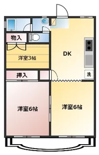 野上ビル【3階】の間取り