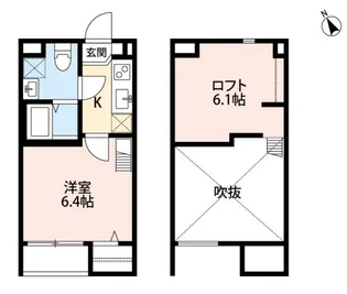 ノスタルジック金岡【2階】の間取り