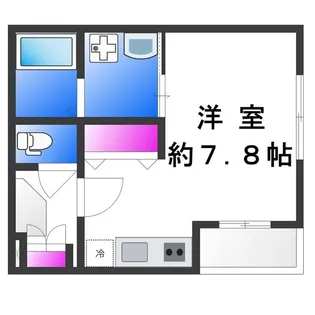 ハーモニーテラス新今里Ⅴ【1階】の間取り