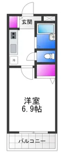 リバーサイド金岡Ⅱ番館【2階】の間取り