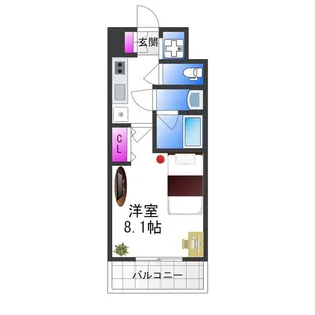 グランカーサ高井田【7階】の間取り