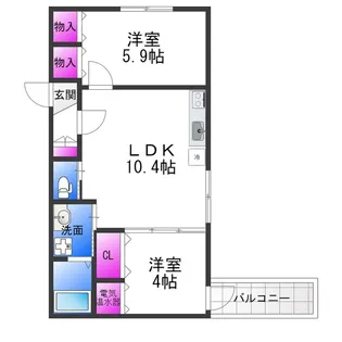 Grande Maison南巽【2階】の間取り