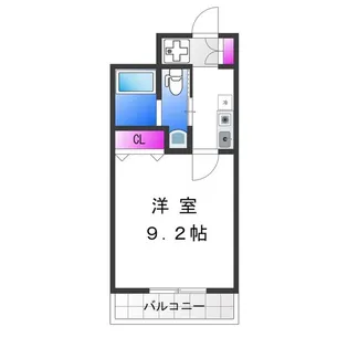CASSIA天王寺東【8階】の間取り