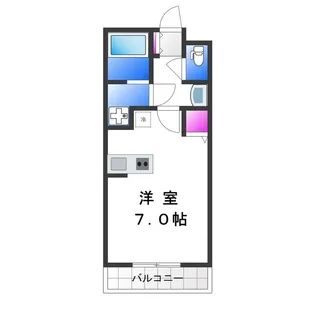ウエストランドK【3階】の間取り