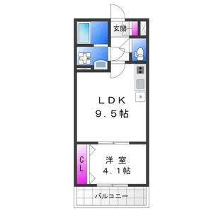 アート八尾駅前【2階】の間取り
