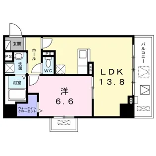 ムーンヒルズ大阪【2階】の間取り