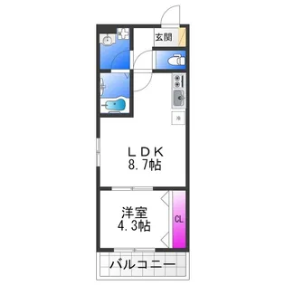 MarkVilla Oihara【3階】の間取り