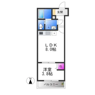 H−maison平野EASTⅢ【1階】の間取り