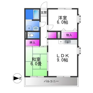 ラ・ルミエール【3階】の間取り