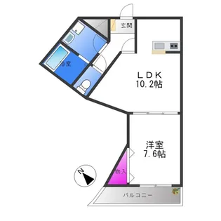 リュミエールイースト【3階】の間取り
