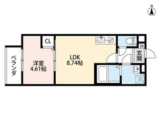 REGALO・レガーロ【2階】の間取り