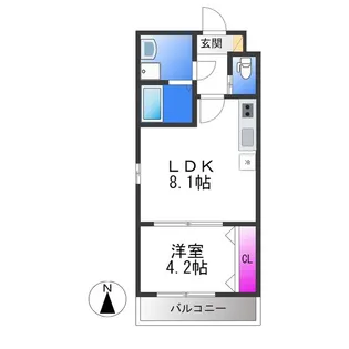H−maison大蓮南Ⅱ【1階】の間取り