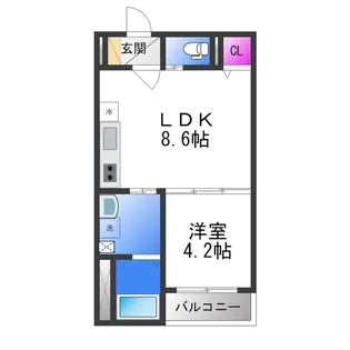 GRANDIR WOODS【3階】の間取り