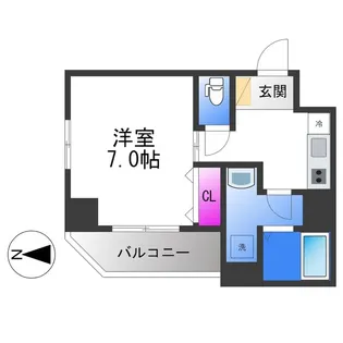 FELIZ GALAXY【8階】の間取り