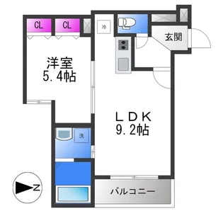 ハイツ Bluebell【1階】の間取り