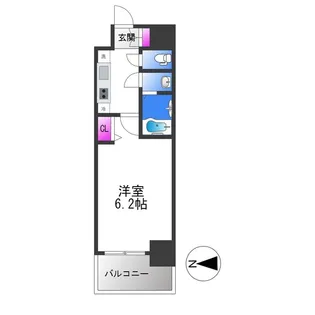 1Kの間取り画像