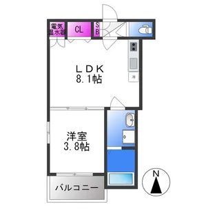 F asecia mira【1階】の間取り